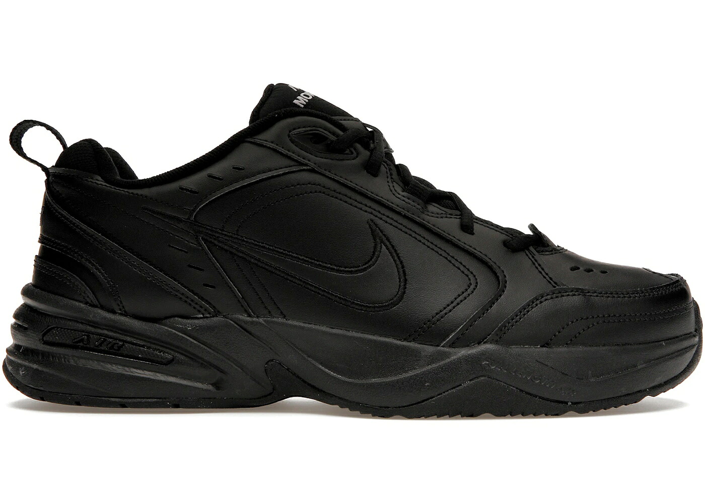 ナイキ モナーク 黒色 ブラック スニーカー メンズ NIKE AIR MONARCH IV BLACK / BLACK BLACK|スニケス