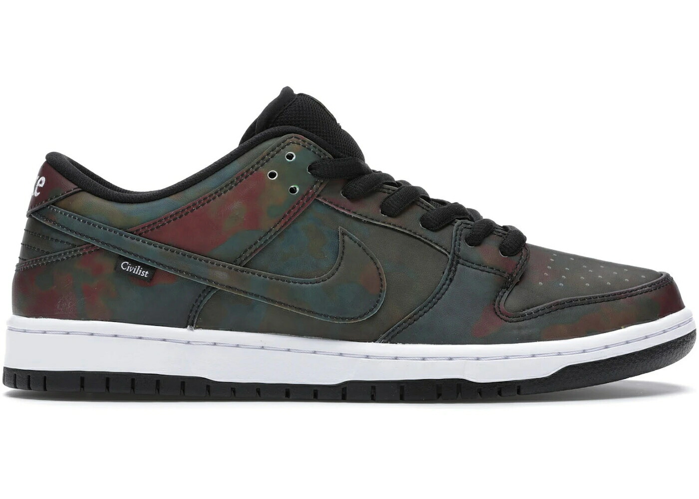 ナイキ エスビー ダンク 黒色 ブラック ダンクロー スニーカー メンズ NIKE SB DUNK LOW CIVILIST / BLACK BLACK BLACK
