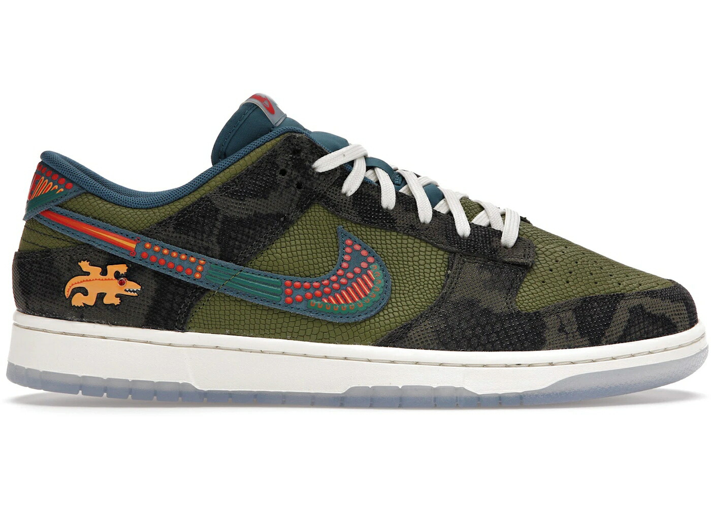 ナイキ ダンク カーボン 緑 グリーン リフト 青色 ブルー ダンクロー スニーカー メンズ NIKE DUNK LOW SIEMPRE FAMILIA / CARBON GREEN RIFT BLUE SAIL