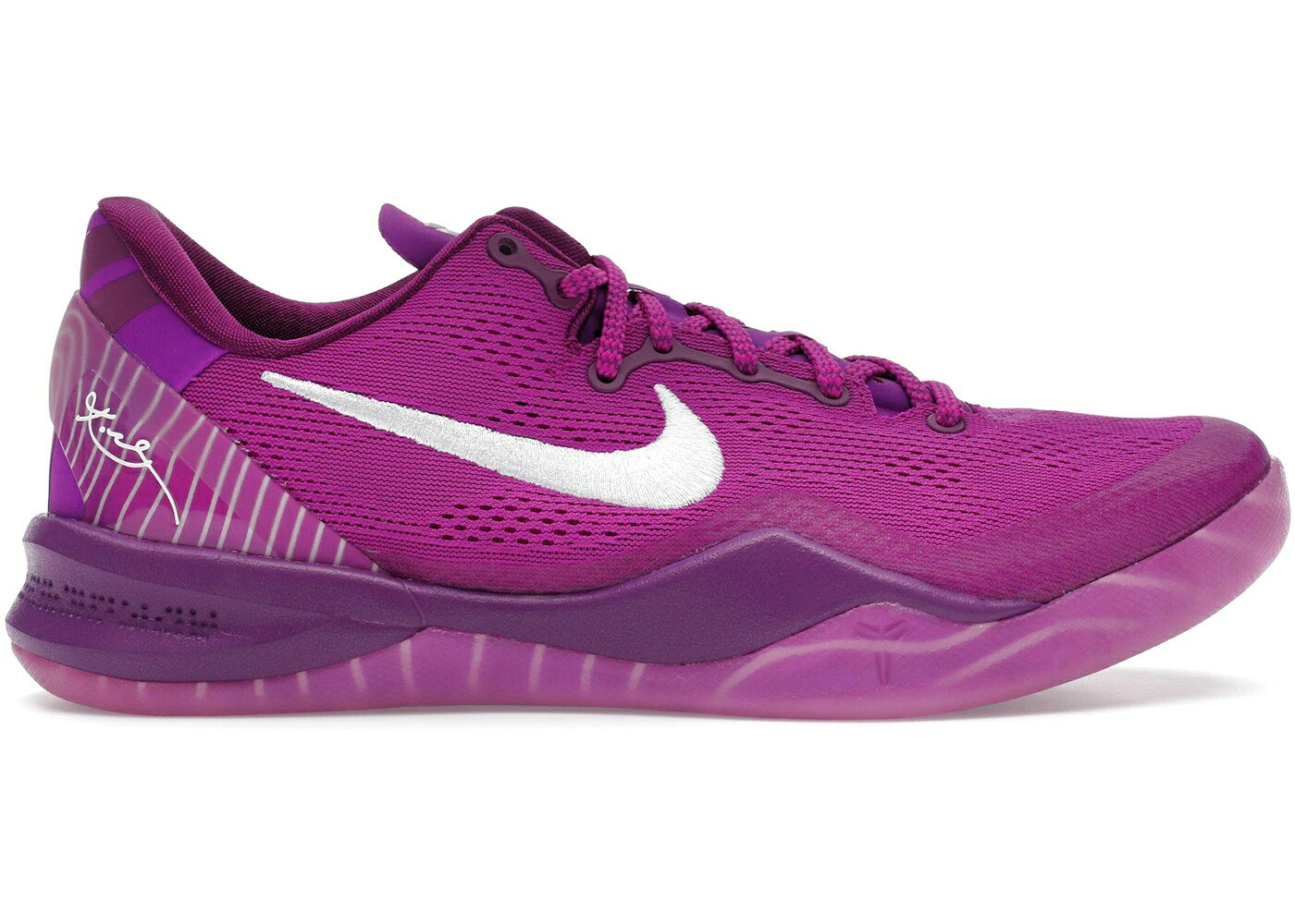 ナイキ コービー 労働者階級トロ 紫 相撲取り草 白いこと 白いこと スニーカー メンズ NIKE KOBE 8 PROTRO EYBL / HYPER VIOLET WHITE