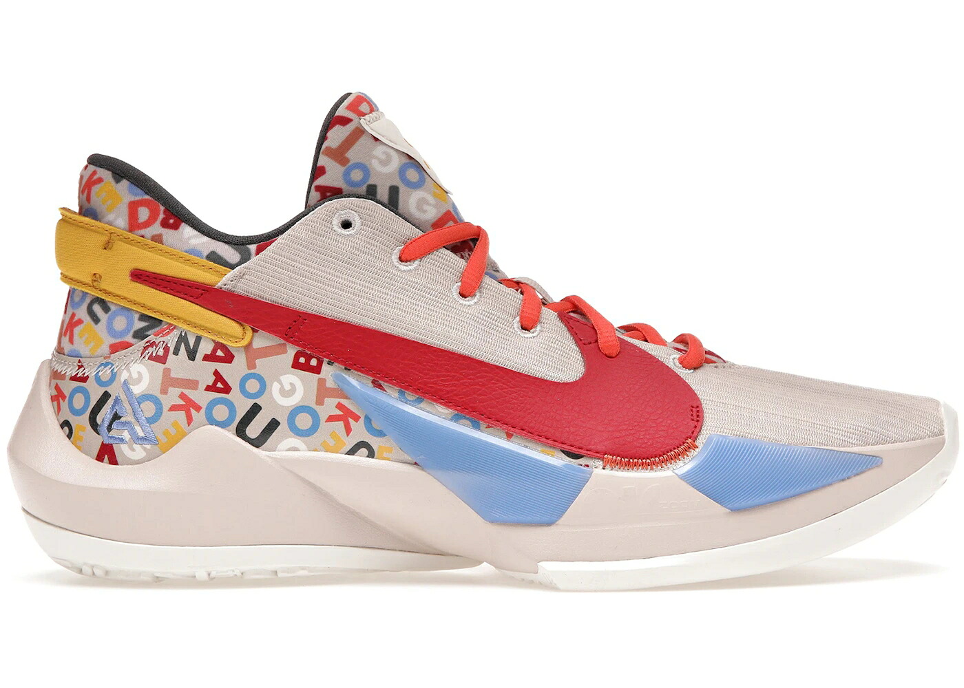 ナイキ 望遠レンズ 砂色 沙子 望遠レンズフリーク スニーカー メンズ NIKE ZOOM FREAK 2 ALPHABET / DESERT SAND SAIL CAMELLIA GYM