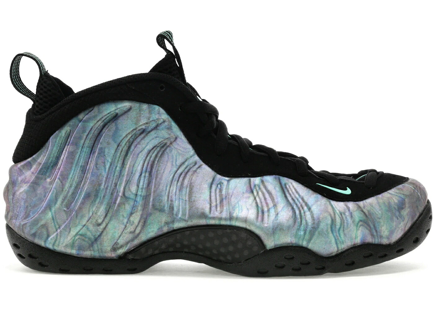 ナイキ フォームポジット 黒いこと 黒いこと 緑 緑であること エアフォームポジットワン スニーカー メンズ NIKE AIR FOAMPOSITE ONE ABALONE / BLACK AURORA GREEN BLACK AURORA