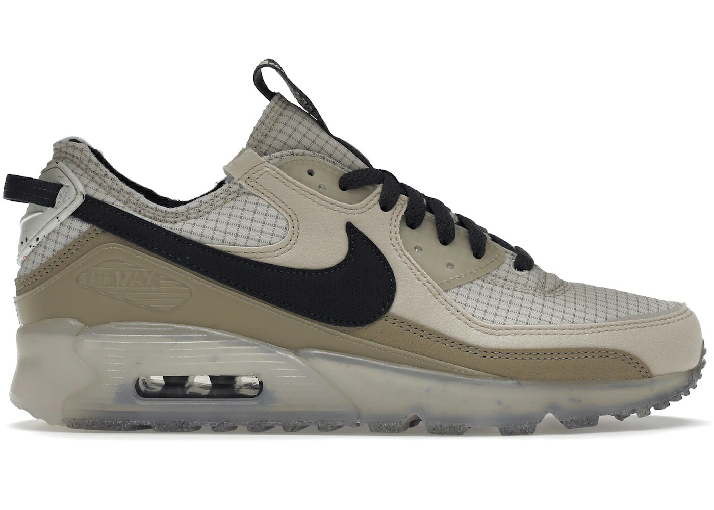 ナイキ マックス 黒色 ブラック 灰色 グレー カーキ エアマックス スニーカー メンズ NIKE AIR MAX 90 TERRASCAPE RATTAN BLACK / RATTAN DARK SMOKE GREY KHAKI