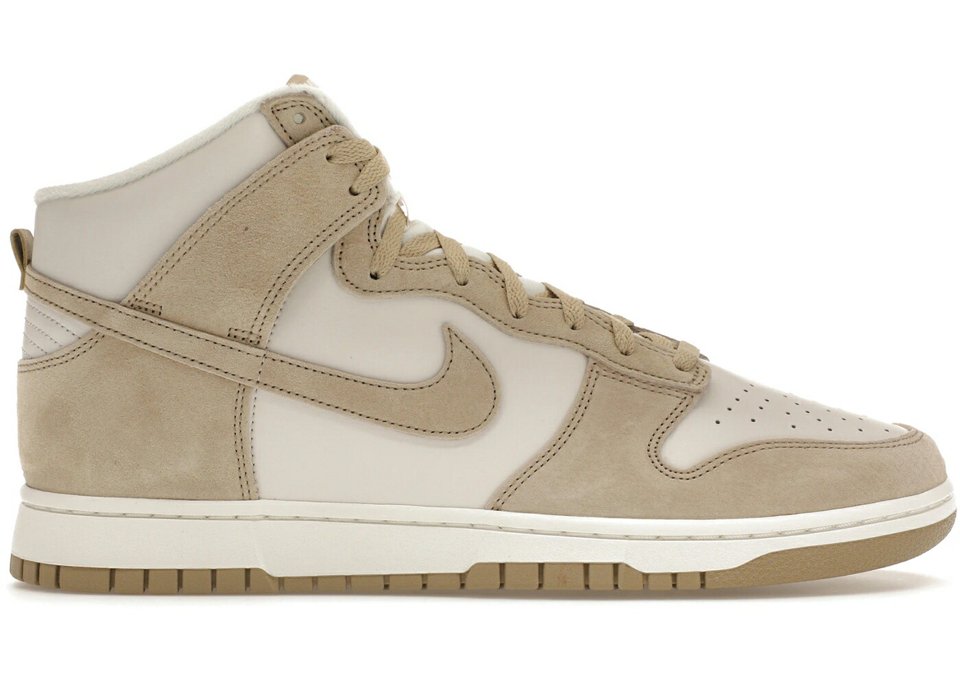 ナイキ ダンク ご機嫌 スエードクロス スウェード 白いこと 白いこと ダンクハイ スニーカー メンズ NIKE DUNK HIGH TAN SUEDE WHITE / TAN WHITE