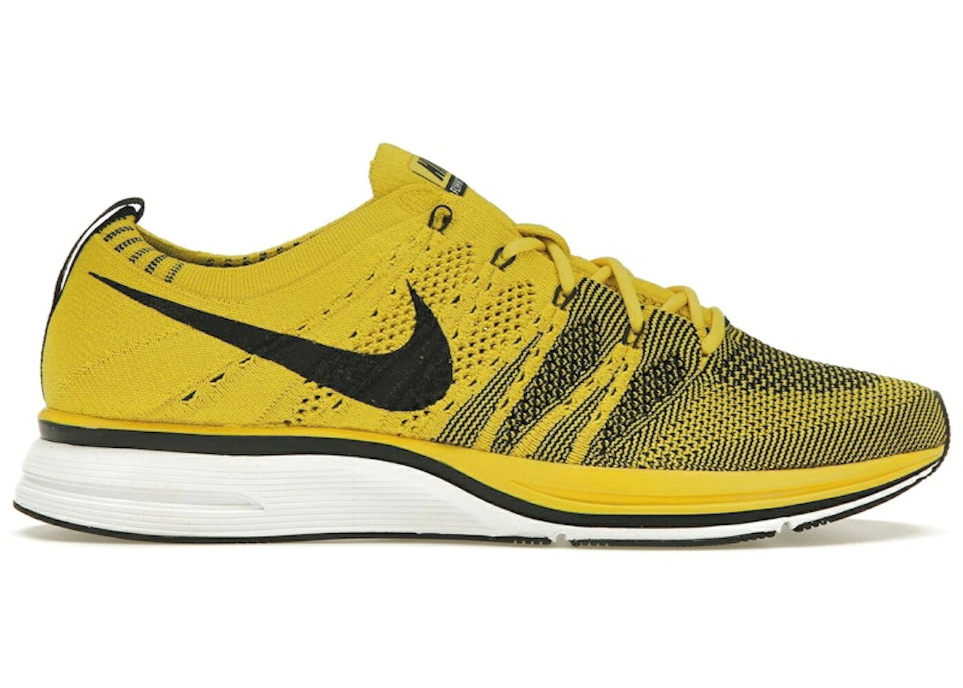 ナイキ フライニット トレーナー 黒色 ブラック 白色 ホワイト スニーカー メンズ NIKE FLYKNIT TRAINER BRIGHT CITRON / BRIGHT CITRON BLACK WHITE