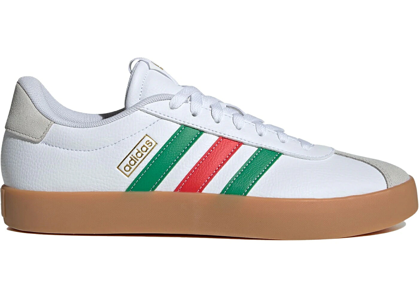 アディダス 厚地の外套 白いこと 白いこと 緑 緑であること 赤 赤いこと 3.0 スニーカー メンズ ADIDAS VL COURT CLOUD WHITE GREEN RED / CLOUD WHITE GREEN RED