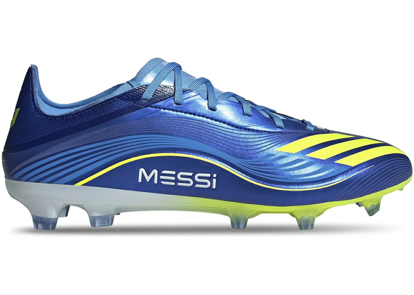 アディダス プロ 青色 ブルー 黄色 イエロー スニーカー メンズ ADIDAS F50 PRO FG MESSI VIS10N PACK / ROYAL BLUE SOLAR YELLOW SEMI