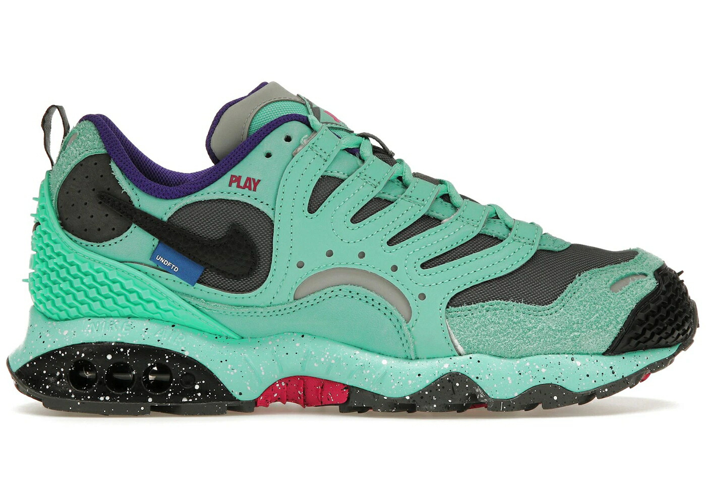 ナイキ アンディフィーテッド 黒いこと 黒いこと 薄墨色 薄墨色 スニーカー メンズ NIKE AIR TERRA HUMARA UNDEFEATED LIGHT MENTA / LIGHT MENTA BLACK IRON GREY