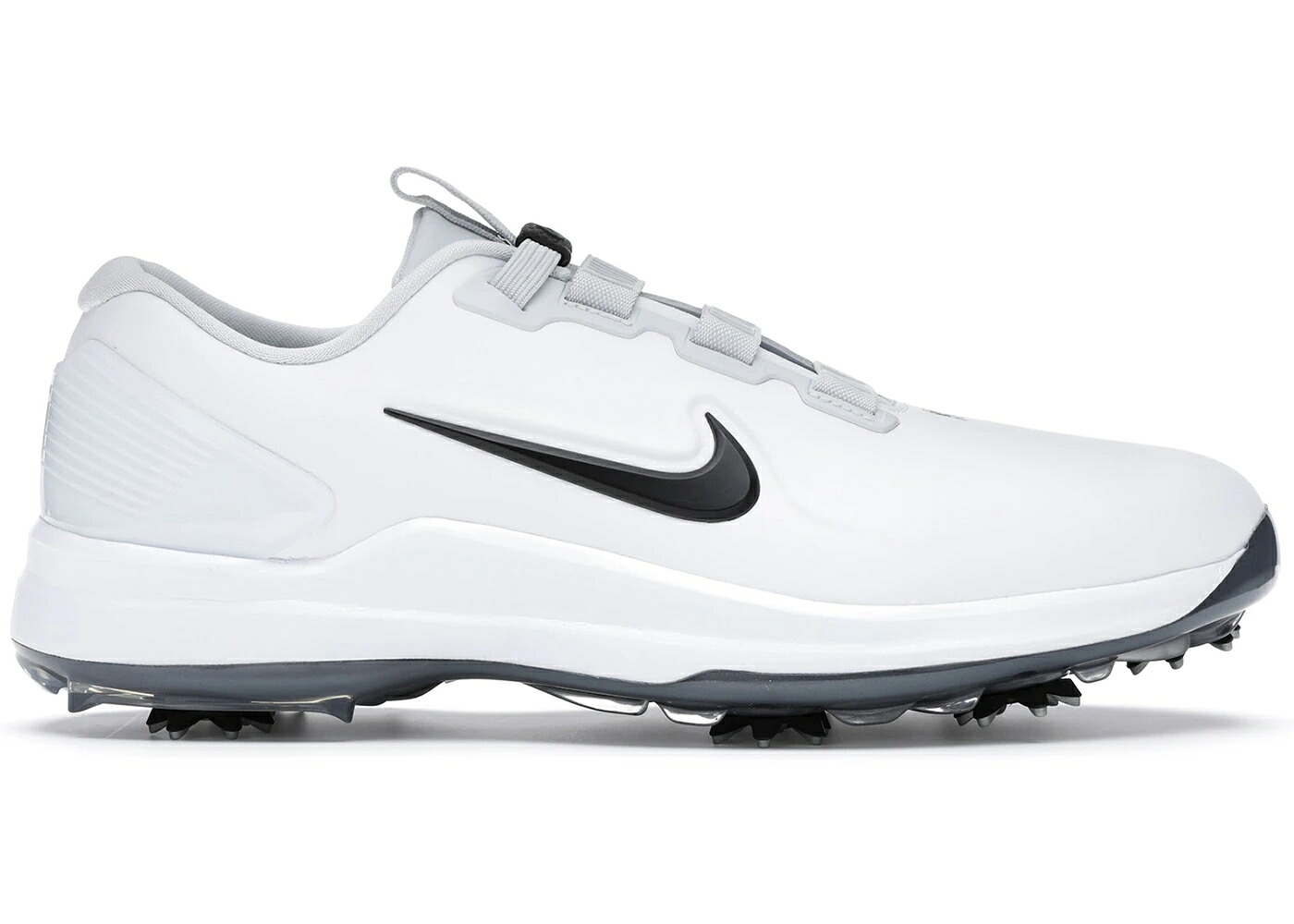 ナイキ 白いこと 白いこと 冷やりとした 薄墨色 薄墨色 純然たる スニーカー メンズ NIKE TIGER WOODS 71 FASTFIT WHITE (WIDE) / WHITE METALLIC COOL GREY PURE