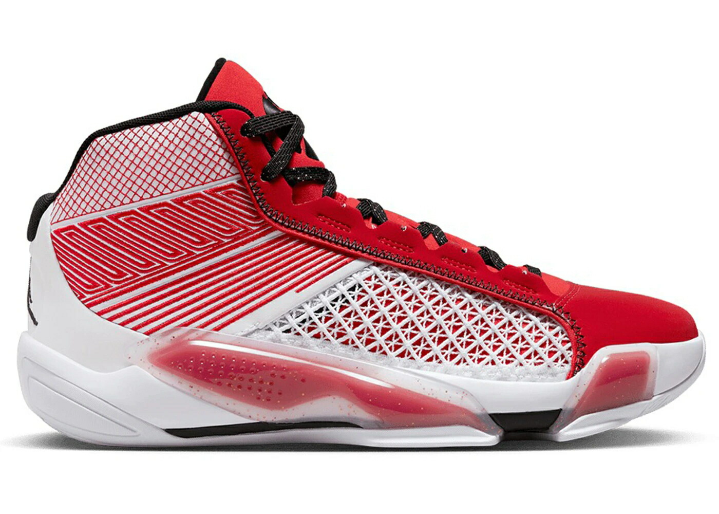 ナイキ ジョーダン 白いこと 白いこと 黒いこと 黒いこと 赤 赤いこと スニーカー メンズ JORDAN 38 PF CELEBRATION (WHITE SOLE) / WHITE BLACK UNIVERSITY RED