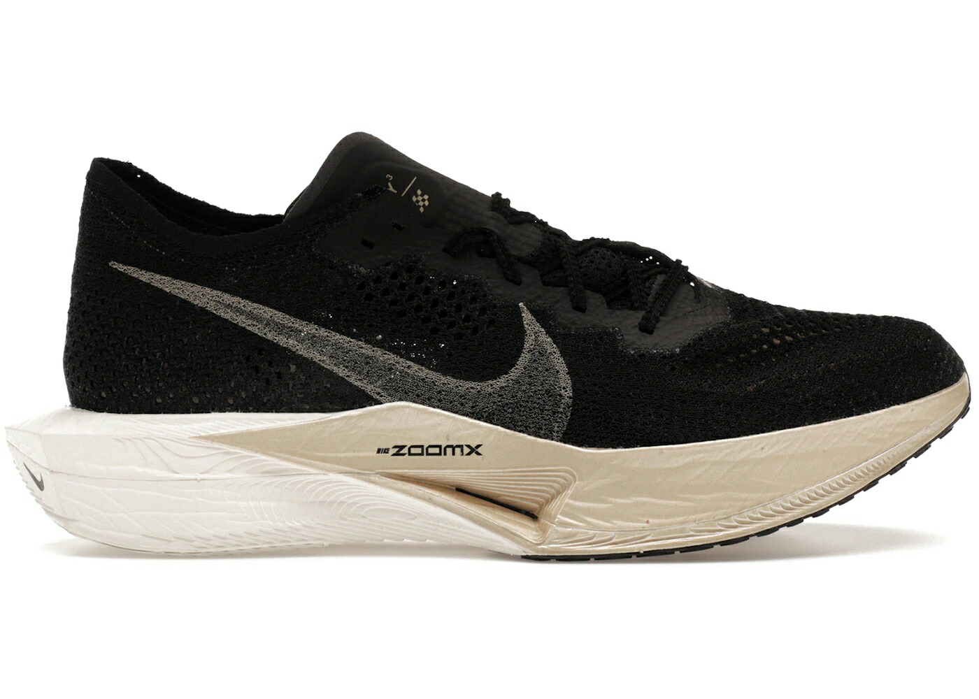 ナイキ 黒いこと 黒いこと ゴールド スニーカー メンズ NIKE ZOOMX VAPORFLY 3 BLACK METALLIC GOLD GRAIN / BLACK BLACK OATMEAL METALLIC 靴-メンズ靴-スニーカー
