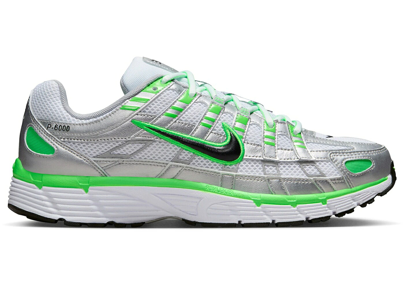 ナイキ しろがね色 しろがね色 白いこと 白いこと 緑 緑であること ストライク スニーカー メンズ NIKE P-6000 SE METALLIC SILVER WHITE GREEN STRIKE / METALLIC SILVER WHITE GREEN