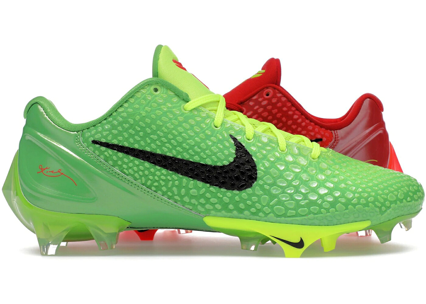 ナイキ コービー 緑 緑であること 黒いこと 黒いこと スニーカー メンズ NIKE VAPOR EDGE KOBE 6 SE GRINCH MISMATCH / GREEN APPLE BLACK VOLT BRIGHT