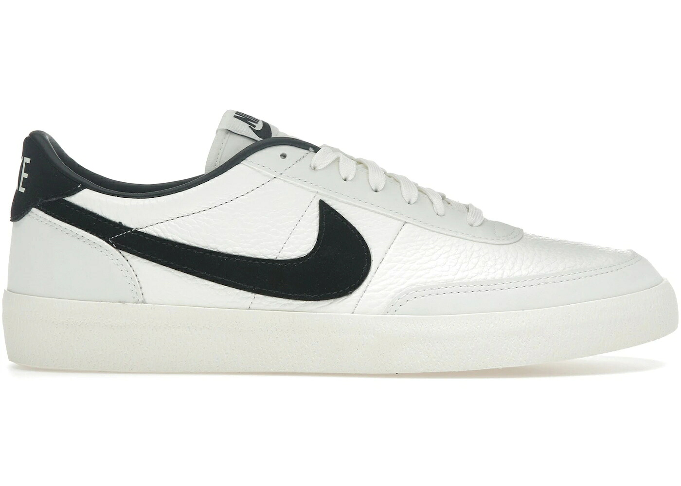 ナイキ レザー 黒色 ブラック スニーカー メンズ NIKE KILLSHOT 2 LEATHER SAIL BLACK / SAIL BLACK|スニケス