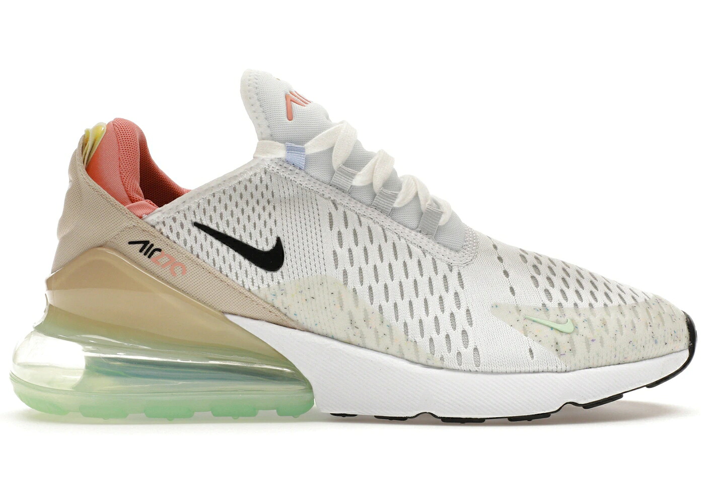 ナイキ マックス 白色 ホワイト ピュア プラチナム エアマックス スニーカー メンズ NIKE AIR MAX 270 WHITE SANDDRIFT / WHITE SANDDRIFT PURE PLATINUM