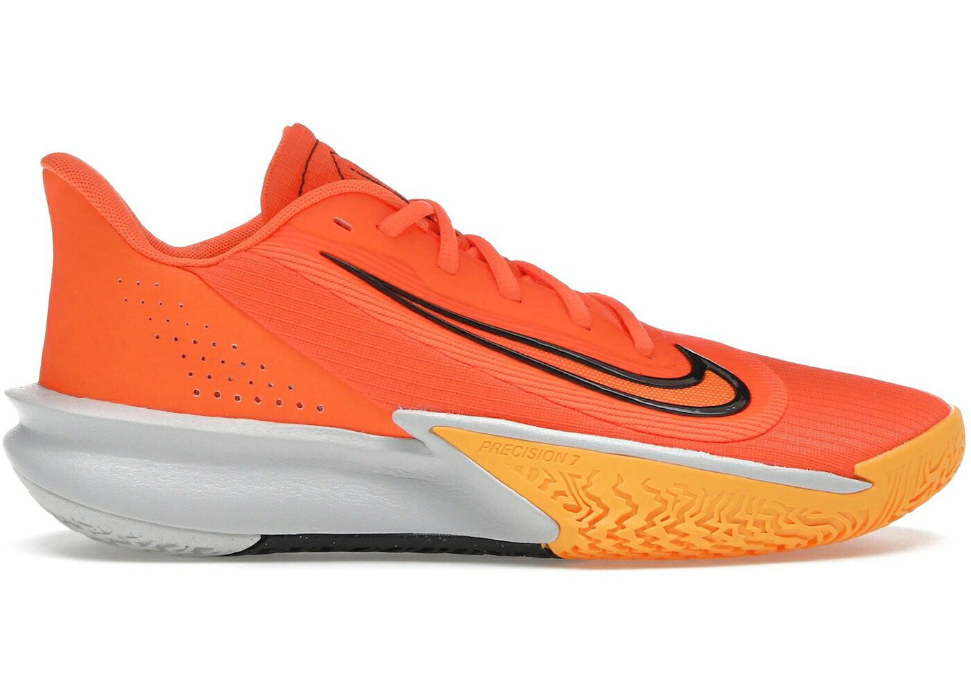 ナイキ 橙 オレンジ色 レーザ 黒いこと 黒いこと スニーカー メンズ NIKE PRECISION 7 TOTAL ORANGE LASER PHOTON DUST BLACK / TOTAL ORANGE LASER ORANGE PHOTON