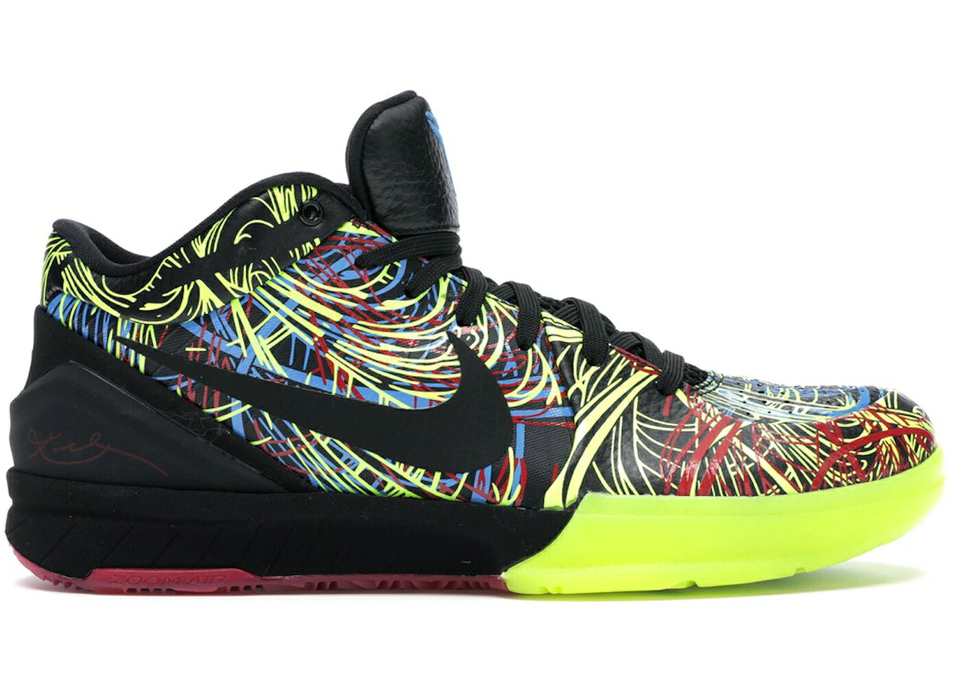 ナイキ コービー 労働者階級トロ 黒いこと 黒いこと スニーカー メンズ NIKE KOBE 4 PROTRO WIZENARD / MULTI COLOR BLACK VOLT