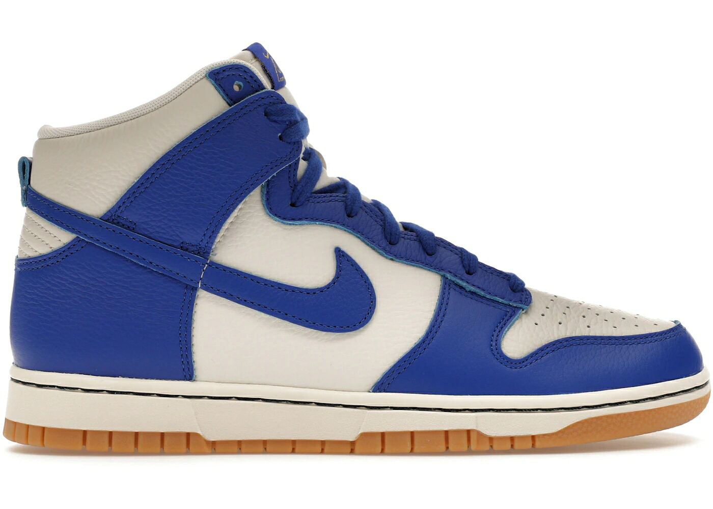 ナイキ ダンク ハイ 青色 ブルー アイボリー 黄色 イエロー ダンクハイ スニーカー メンズ NIKE DUNK HIGH RETRO SE PHANTOM RACER BLUE GUM / PHANTOM PALE IVORY GUM YELLOW|スニケス