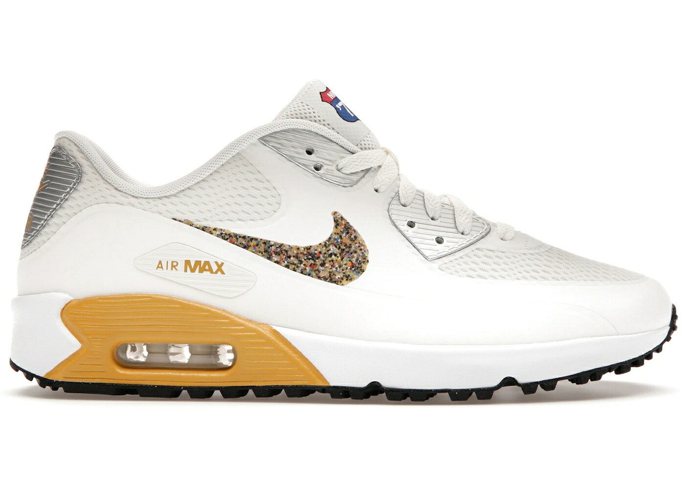 ナイキ マックス ゴルフ 白色 ホワイト エアマックス スニーカー メンズ NIKE AIR MAX 90 GOLF PGA CHAMPIONSHIP / SUMMIT WHITE WHITE METALLIC｜スニケス 105,400円