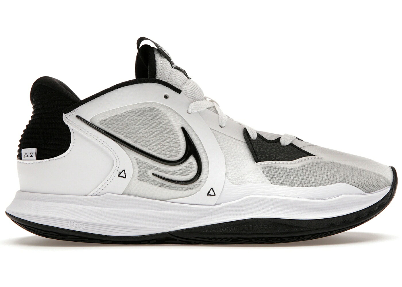 ナイキ カイリー 白いこと 白いこと 黒いこと 黒いこと スニーカー メンズ NIKE KYRIE 5 LOW 結核症 WHITE BLACK / WHITE WHITE BLACK
