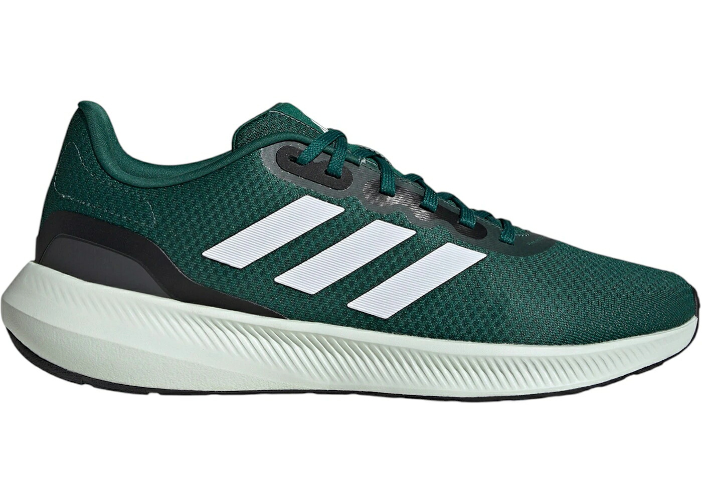 アディダス 緑 グリーン 白色 ホワイト 黒色 ブラック 3.0 スニーカー メンズ ADIDAS RUNFALCON COLLEGIATE GREEN WHITE BLACK / COLLEGIATE GREEN CLOUD WHITE|スニケス