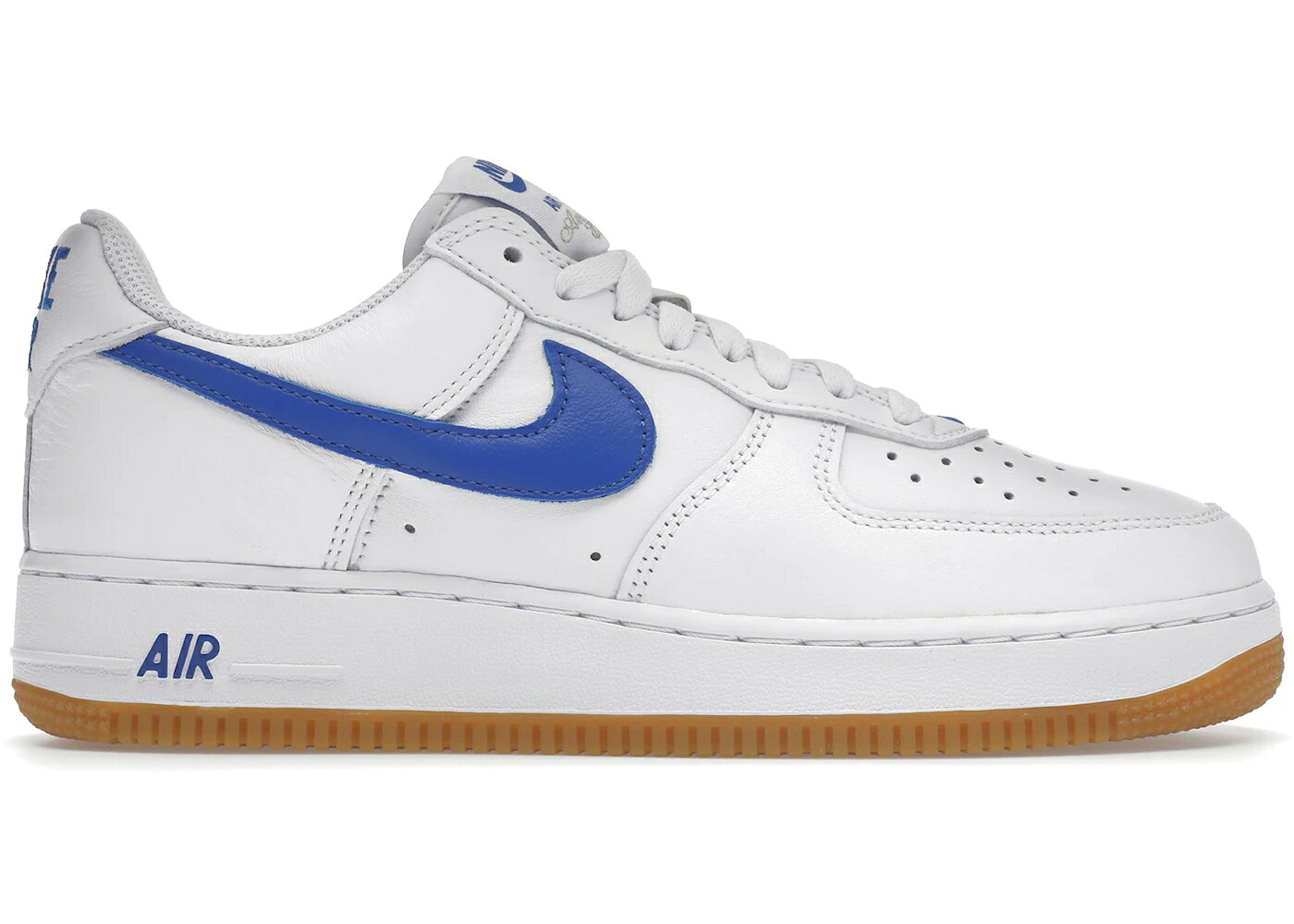 ナイキ 白色 ホワイト 黄色 イエロー エアフォース '07 スニーカー メンズ NIKE AIR FORCE 1 LOW COLOR OF THE MONTH VARSITY ROYAL GUM / WHITE VARSITY ROYAL GUM YELLOW|スニケス