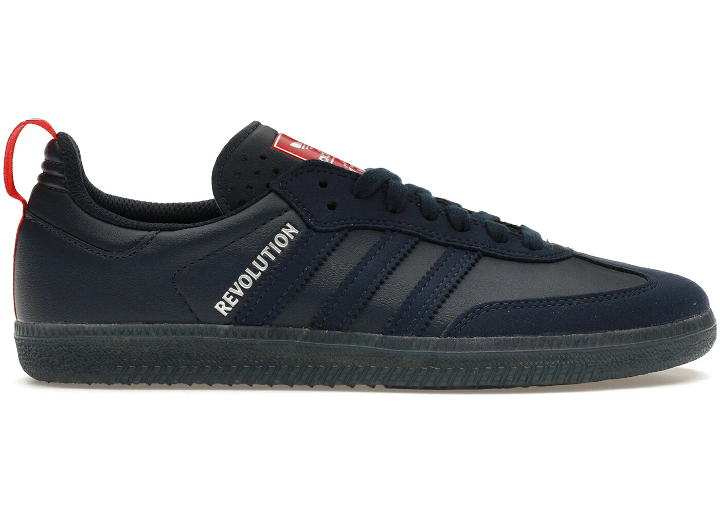 アディダス サンバ レボリューション ナイト 藍色 インディゴ 銀色 シルバー ニューイングランド スニーカー メンズ ADIDAS SAMBA ADV ORCHARD SKATESHOP NEW ENGLAND REVOLUTION / NIGHT INDIGO NIGHT INDIGO SILVER