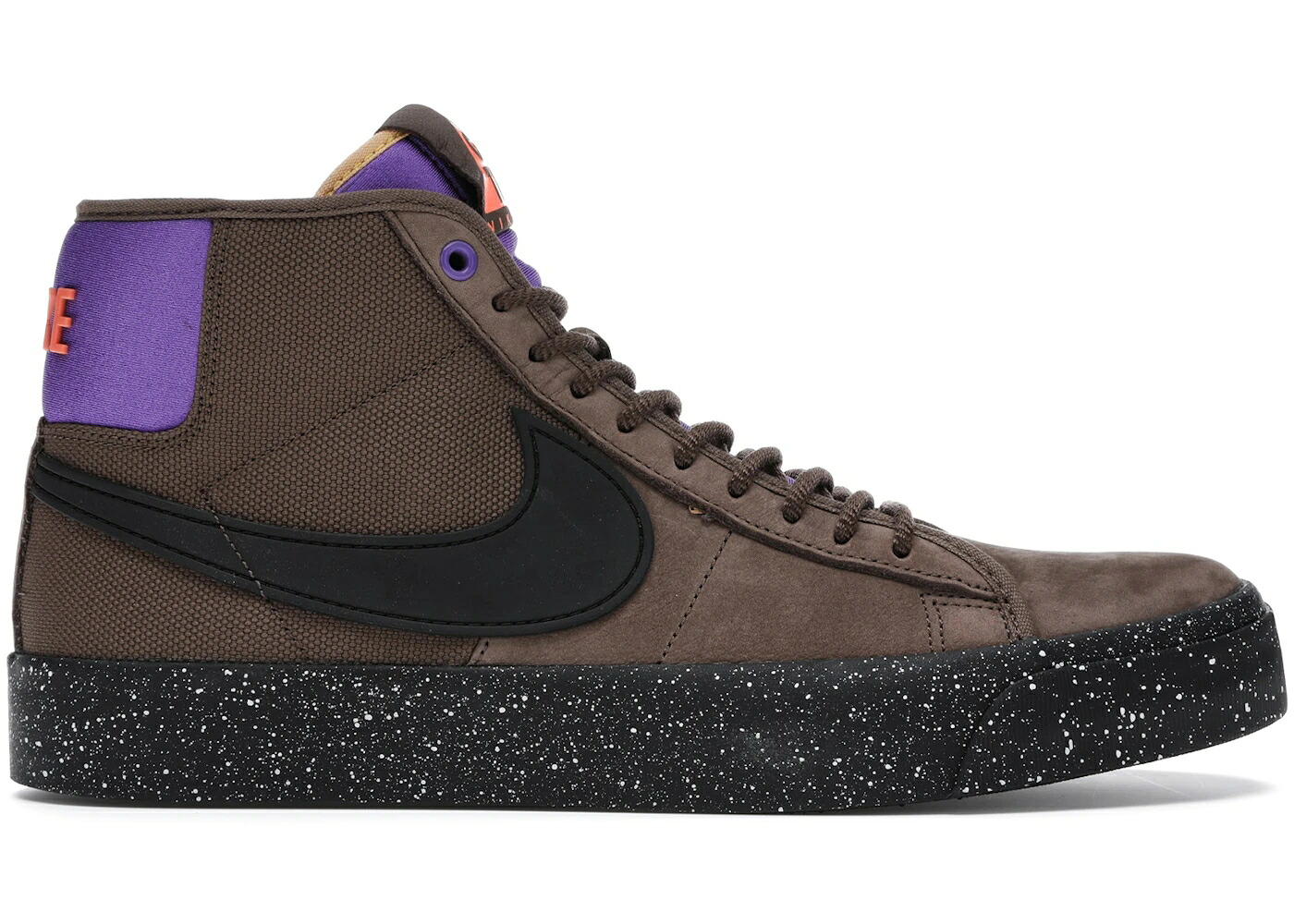 ナイキ エスビー 望遠レンズ ブレイザー ミッド 赤銅色 赤銅色 紫 相撲取り草 スニーカー メンズ NIKE SB ZOOM BLAZER MID GT ACG / TRAILS END BROWN PRISM VIOLET