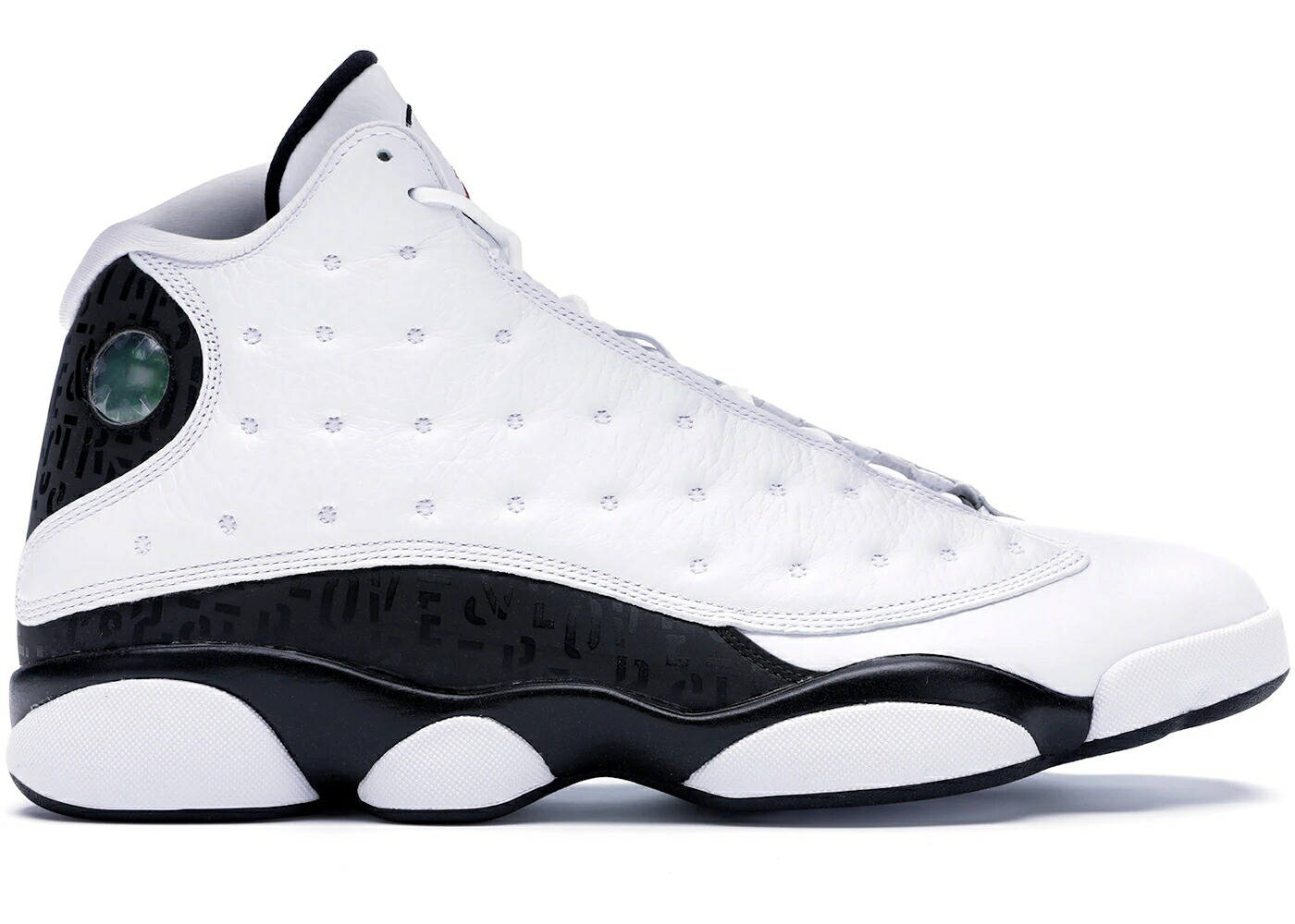 ナイキ ジョーダン サーティーン 白色 ホワイト 黒色 ブラック スニーカー メンズ JORDAN 13 RETRO SINGLES DAY LOVE AND RESPECT / WHITE BLACK