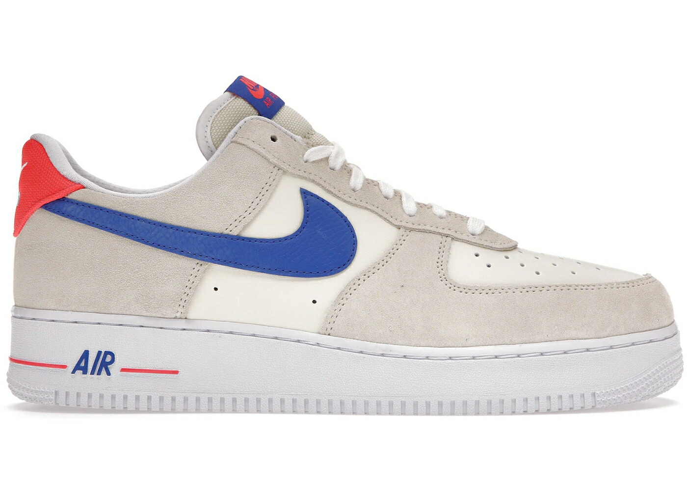 ナイキ 白色 ホワイト エアフォース 07 スニーカー メンズ NIKE AIR FORCE 1 LOW LV8 COCONUT MILK HYPER ROYAL / COCONUT MILK WHITE BRIGHT