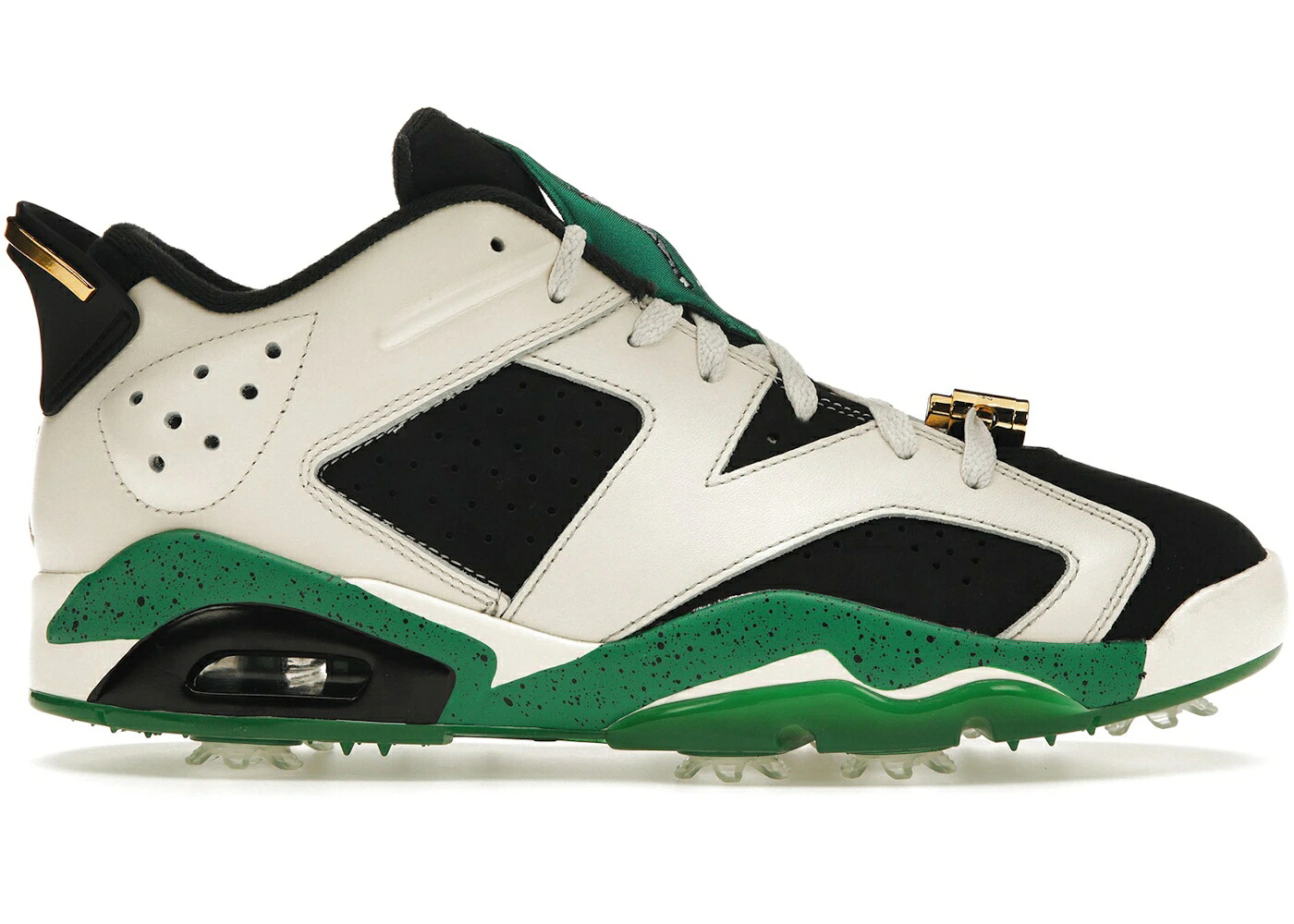 ナイキ ジョーダン ゴルフ 白いこと 白いこと 黒いこと 黒いこと スニーカー メンズ JORDAN 6 RETRO LOW GOLF NRG EASTSIDE 1961 / WHITE MALACHITE BLACK METALLIC
