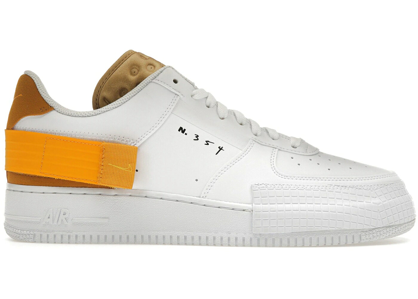 ナイキ 白色 ホワイト ゴールド スエード スウェード クラブ エアフォース スニーカー メンズ NIKE AIR FORCE 1 TYPE WHITE GOLD / WHITE GOLD SUEDE CLUB GOLD｜スニケス