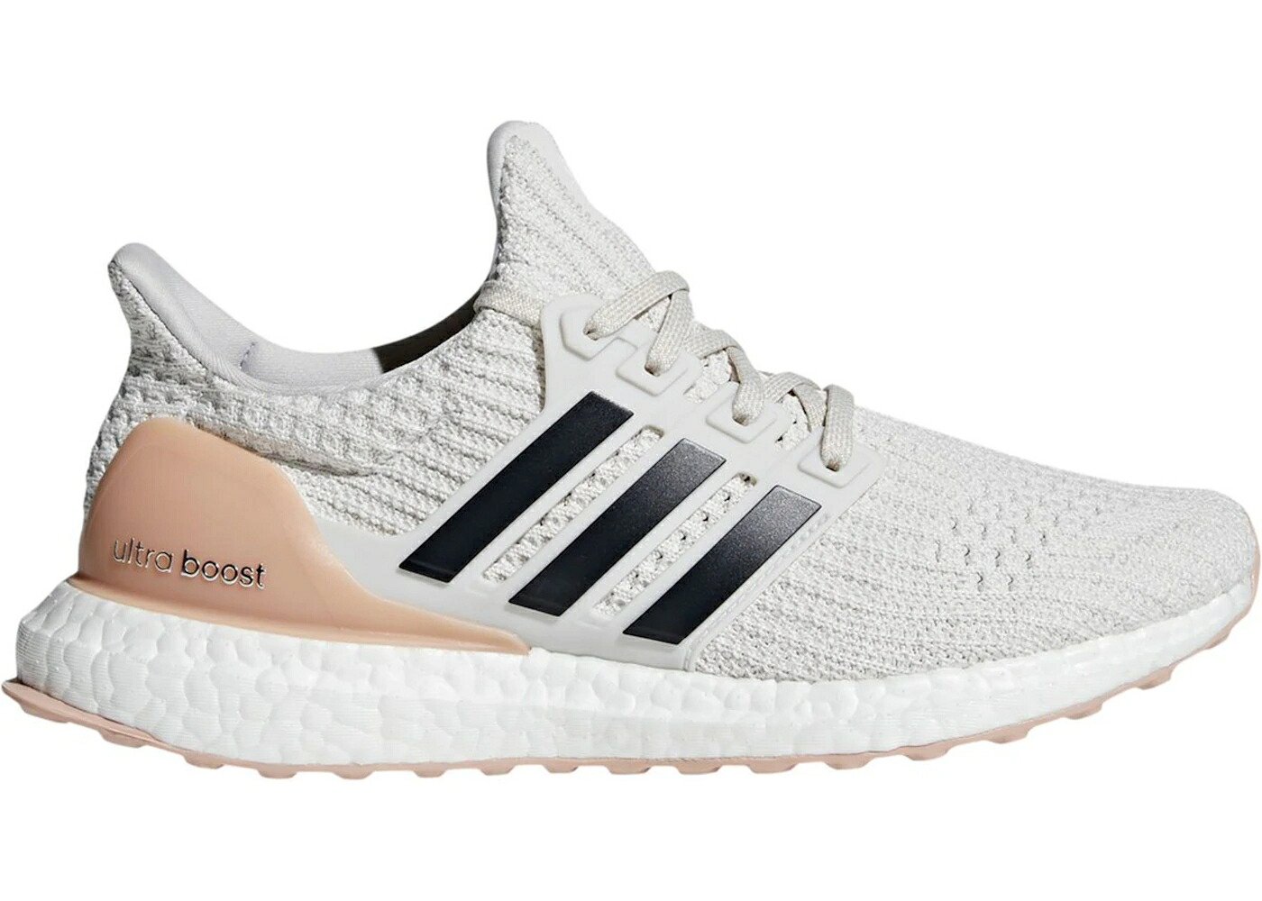 アディダス ウルトラ ブースト 白色 ホワイト カーボン ウルトラブースト 4.0 WOMEN'S スニーカー レディース ADIDAS ULTRA BOOST SHOW YOUR STRIPES CLOUD WHITE (WOMEN'S) / CLOUD WHITE CARBON FOOTWEAR｜スニケス