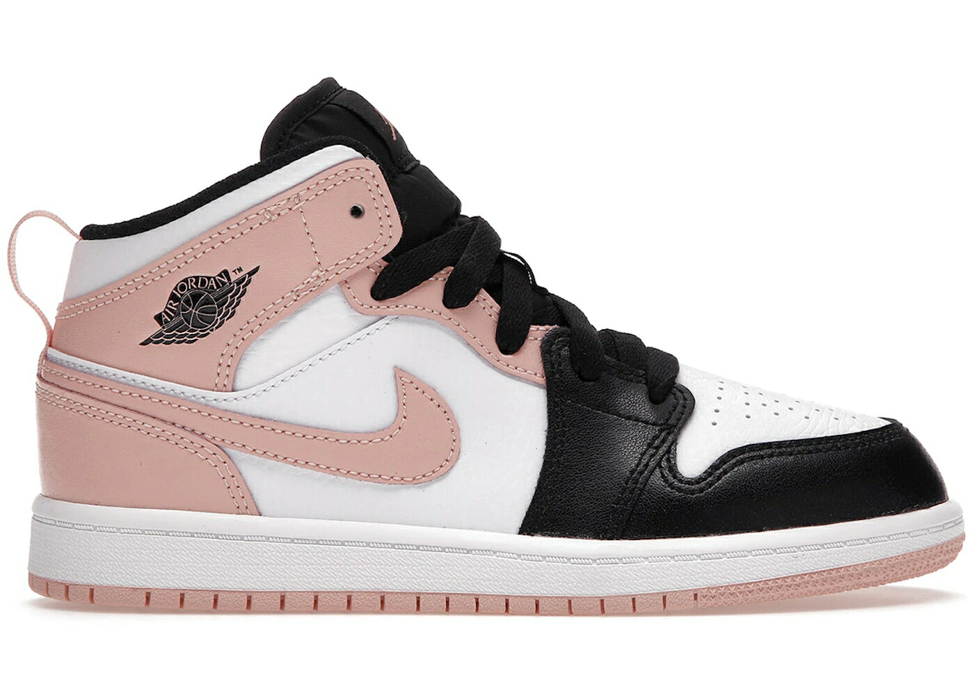 ナイキ ジョーダン ミッド 橙 オレンジ 黒色 ブラック 白色 ホワイト ジュニア キッズ JORDAN 1 MID ARCTIC ORANGE BLACK TOE (PS) / WHITE ARCTIC ORANGE BLACK ベビー マタニティ スニーカー
