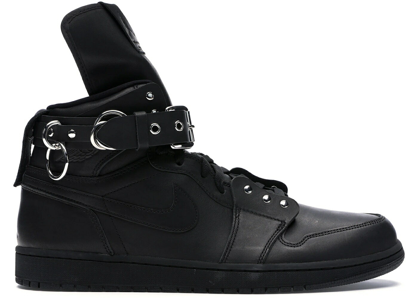 ナイキ ジョーダン ご機嫌 黒いこと 黒いこと コムデ給仕 スニーカー メンズ JORDAN 1 RETRO HIGH COMME DES GARCONS BLACK / BLACK BLACK BLACK