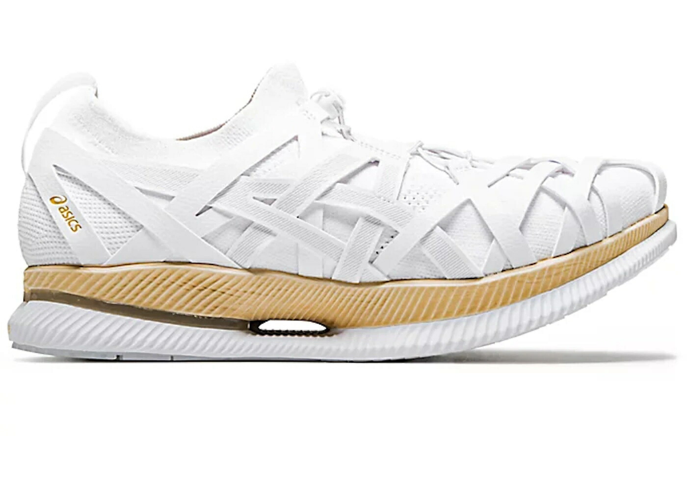 アシックス 白色 ホワイト スニーカー メンズ ASICS METARIDE AMU KENGO KUMA / WHITE GUM