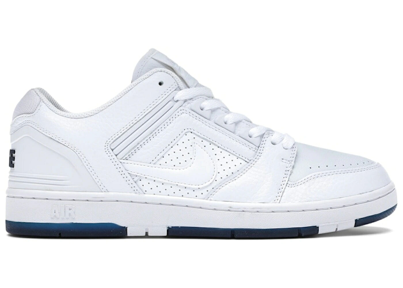 ナイキ エスビー 船室 白いこと 白いこと 青味 青味 空軍 スニーカー メンズ NIKE SB AIR FORCE 2 LOW KEVIN BRADLEY / WHITE WHITE BLUE VOID