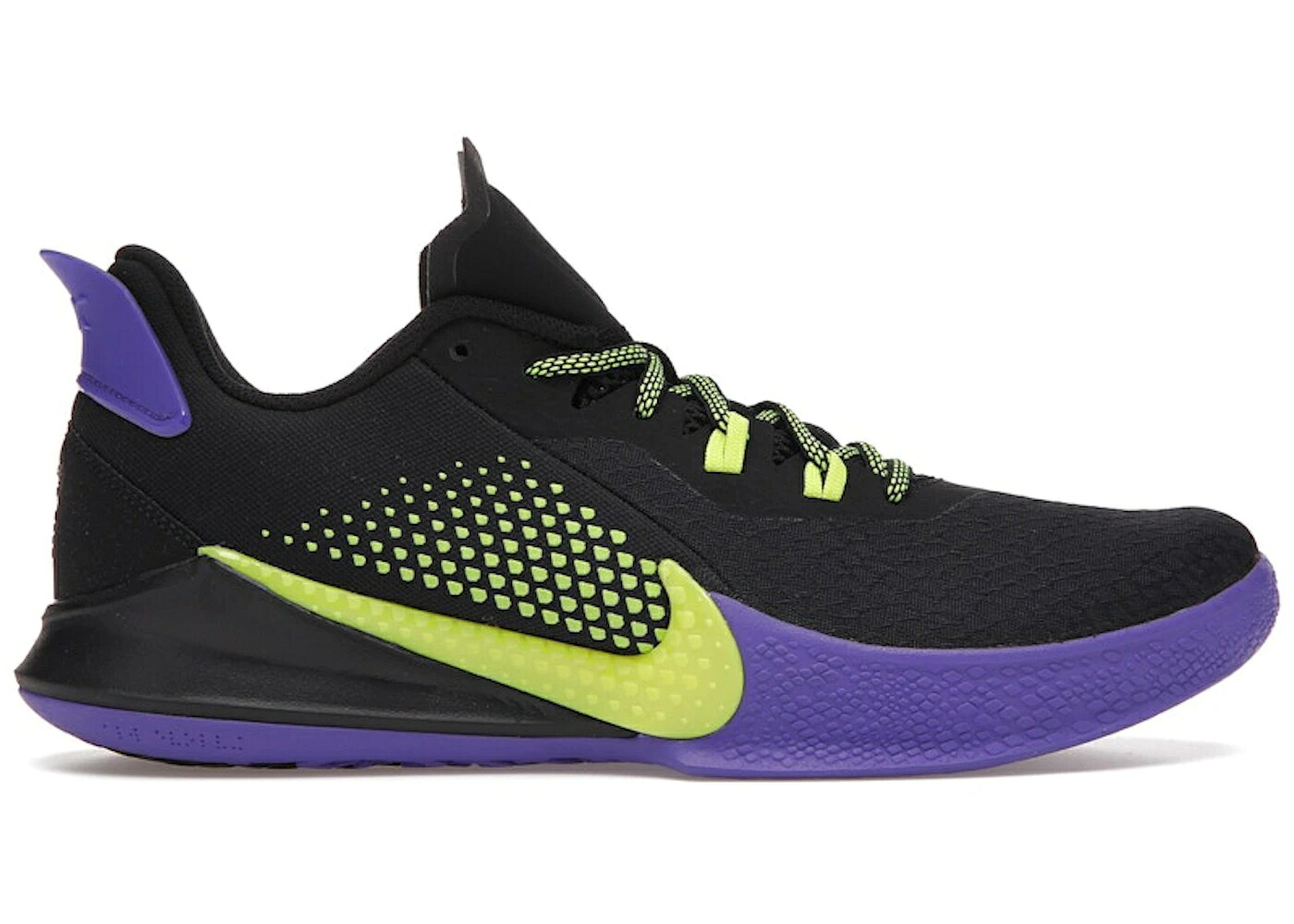 ナイキ マンバ 黒いこと 黒いこと 紫 パープル スニーカー メンズ NIKE MAMBA FURY JOKER / BLACK PSYCHIC PURPLE LEMON VENOM