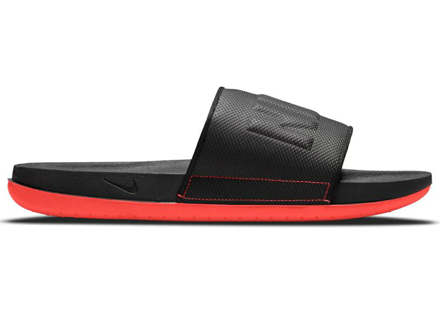 ナイキ サンダル 黒色 ブラック 赤 レッド スニーカー メンズ NIKE OFFCOURT SLIDE BRED / BLACK CHILE RED BLACK