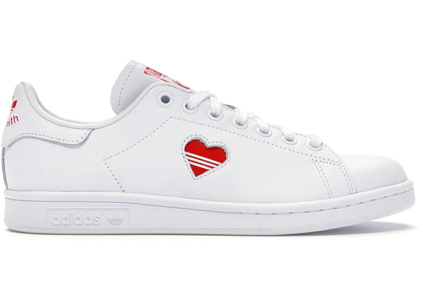 アディダス 白いこと 白いこと 赤 赤いこと 姿勢為損ない VALENTINE\u0027S WOMEN\u0027S スニーカー レディース ADIDAS STAN SMITH DAY (2019) (WOMEN\u0027S) / FOOTWEAR WHITE ACTIVE RED