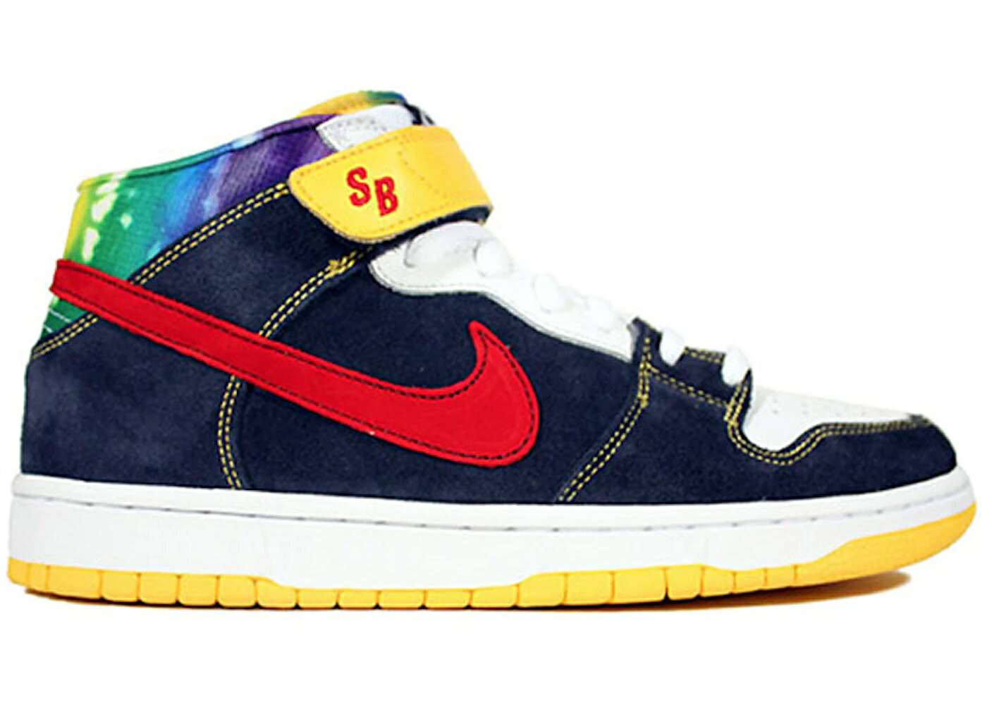 ナイキ エスビー ダンク ミッド タイ 赤 赤いこと スニーカー メンズ NIKE SB DUNK MID TIE DYE / OBSIDIAN VARSITY RED メンズ靴-靴