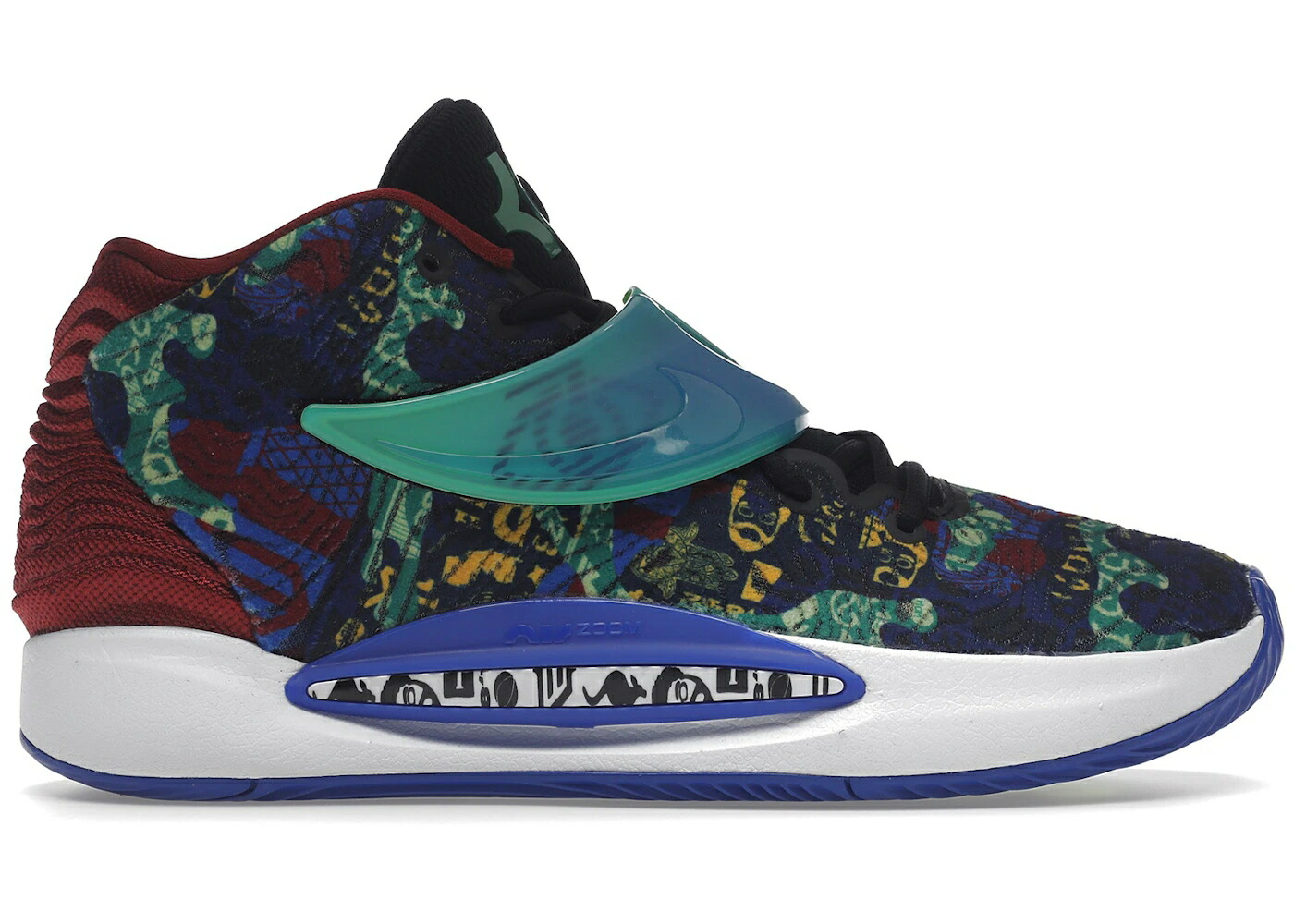ナイキ ディープ ロンイングリッシュ スニーカー メンズ NIKE KD 14 NRG RON ENGLISH 2 KY-D / SAPPHIRE MELON TINT DEEP ROYAL