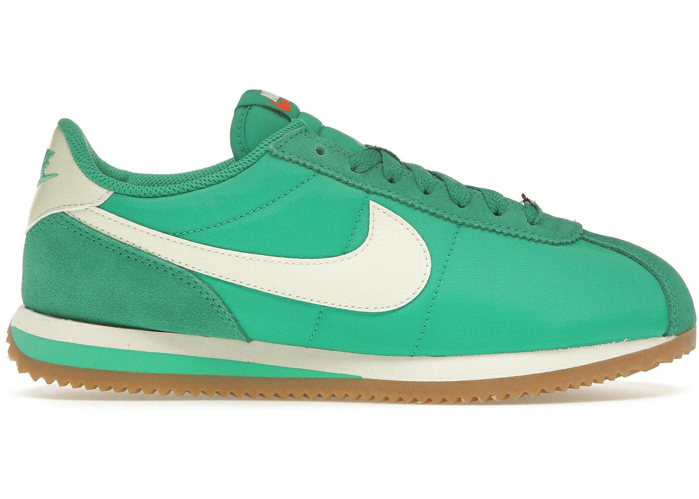 ナイキ コルテッツ 競技場 緑 緑であること 橙 オレンジ色 WOMEN\u0027S スニーカー レディース NIKE CORTEZ TXT STADIUM GREEN (WOMEN\u0027S) / STADIUM GREEN SAFETY ORANGE GUM