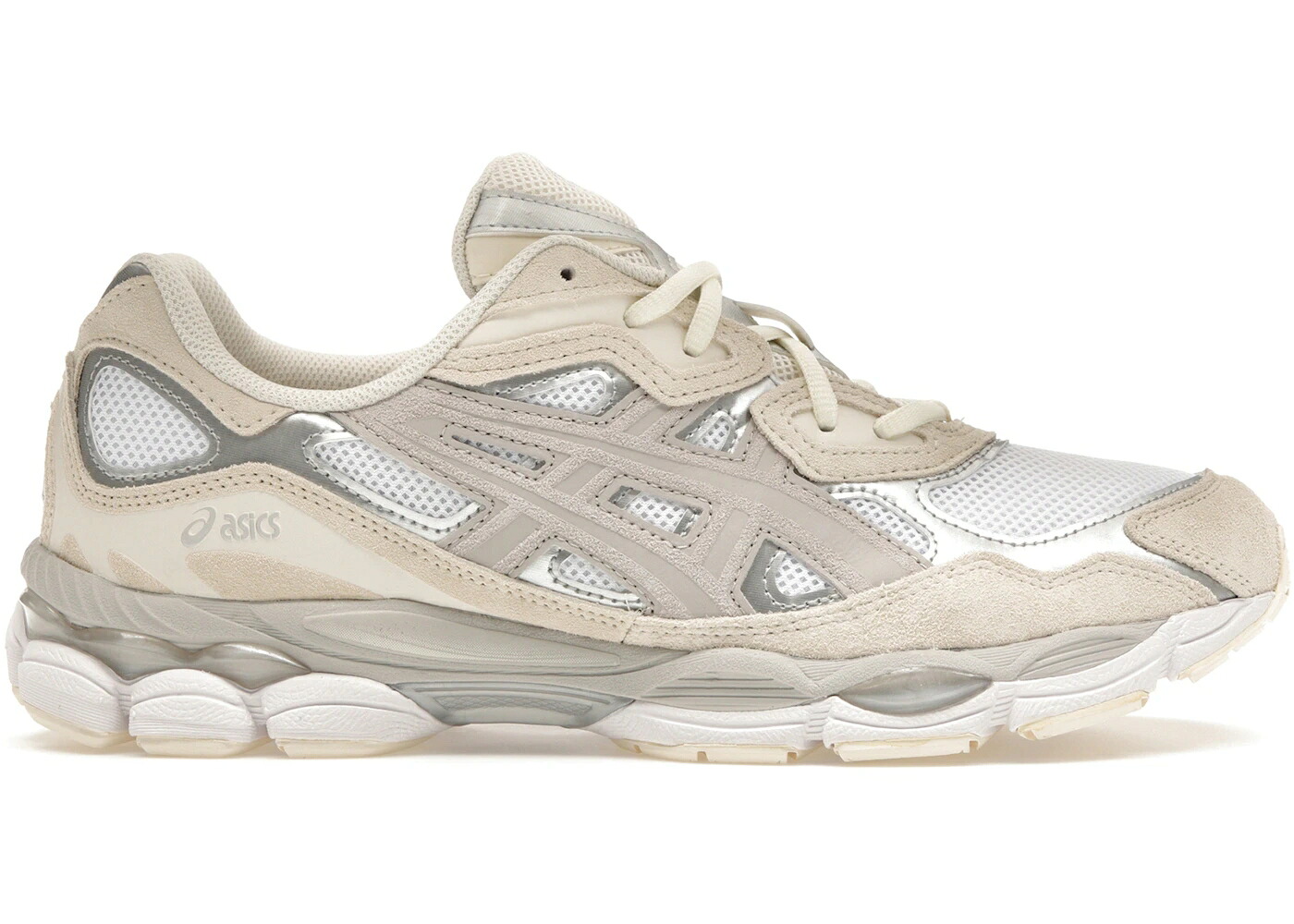 アシックス 白いこと 白いこと 薄墨色 薄墨色 スニーカー メンズ ASICS GEL-NYC WHITE OYSTER GREY / WHITE OYSTER GREY
