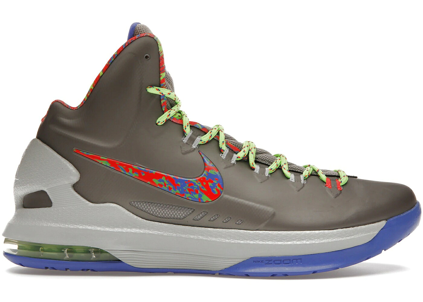 ナイキ 薄墨色 薄墨色 紫 相撲取り草 スニーカー メンズ NIKE KD 5 SPLATTER / SPORT GREY VIOLET FORCE STRATA