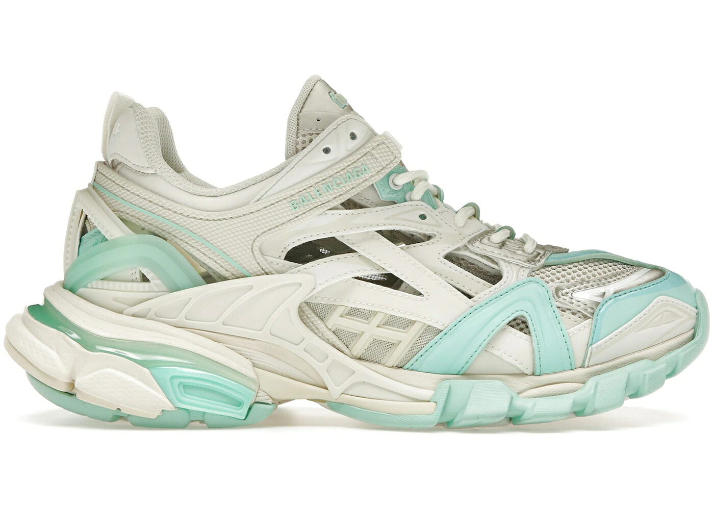 バレンシアガ 緑 緑であること 皮膚軟化剤 TRACK.2 WOMEN\u0027S スニーカー レディース BALENCIAGA GREEN CREAM (WOMEN\u0027S) / GREEN CREAM