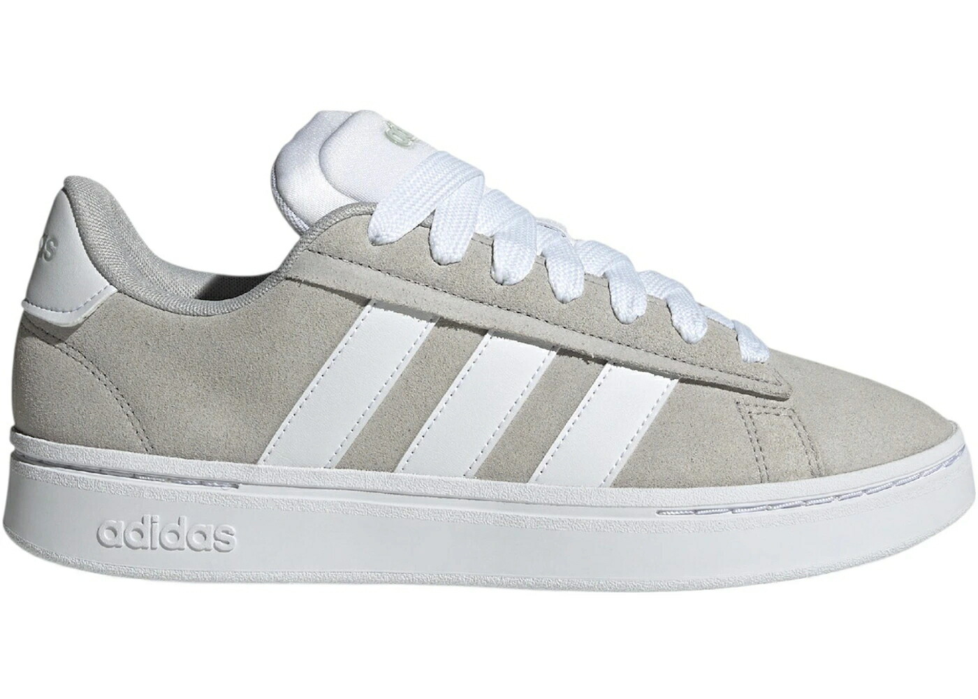 アディダス グランド コート アルファ 灰色 グレー 白色 ホワイト スニーカー メンズ ADIDAS GRAND COURT ALPHA GREY TWO CLOUD WHITE / GREY TWO CLOUD WHITE GREY TWO