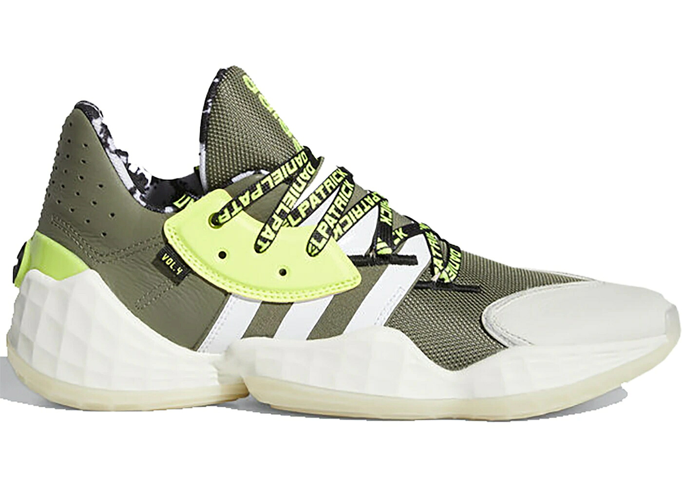 アディダス ハーデン レガシー 緑 緑であること 白いこと 白いこと VOL. スニーカー メンズ ADIDAS HARDEN 4 DANIEL PATRICK / LEGACY GREEN CLOUD WHITE SOLAR