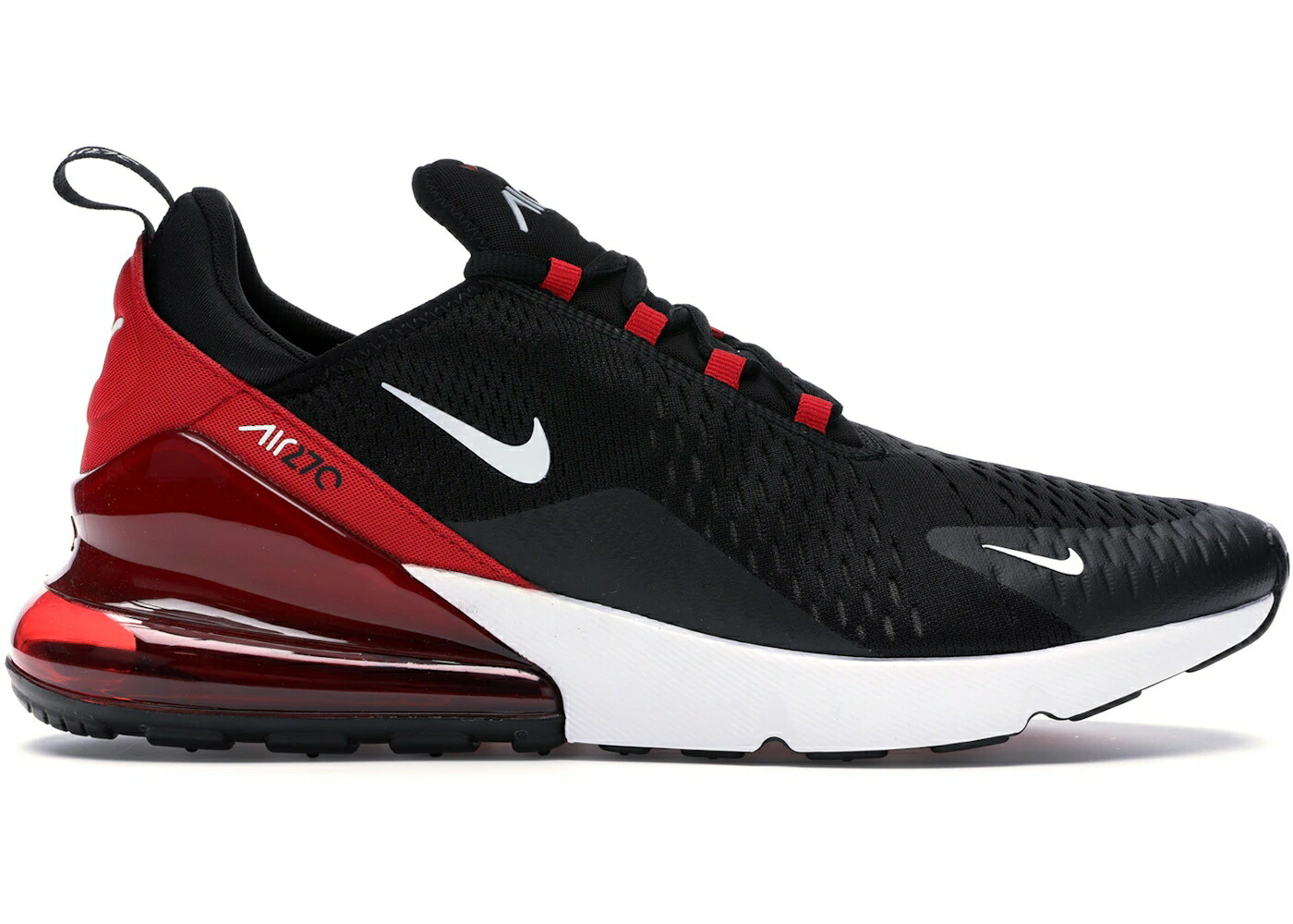 ナイキ マックス 黒色 ブラック 赤 レッド エアマックス スニーカー メンズ NIKE AIR MAX 270 BLACK / BLACK UNIVERSITY RED ANTHRACITE