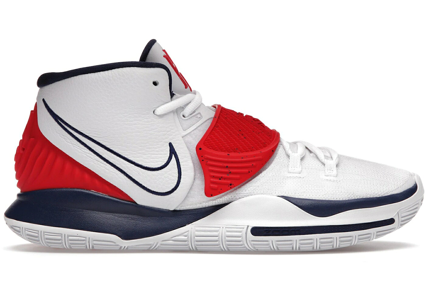 ナイキ カイリー 白いこと 白いこと スニーカー メンズ NIKE KYRIE 6 USA WHITE / WHITE WHITE
